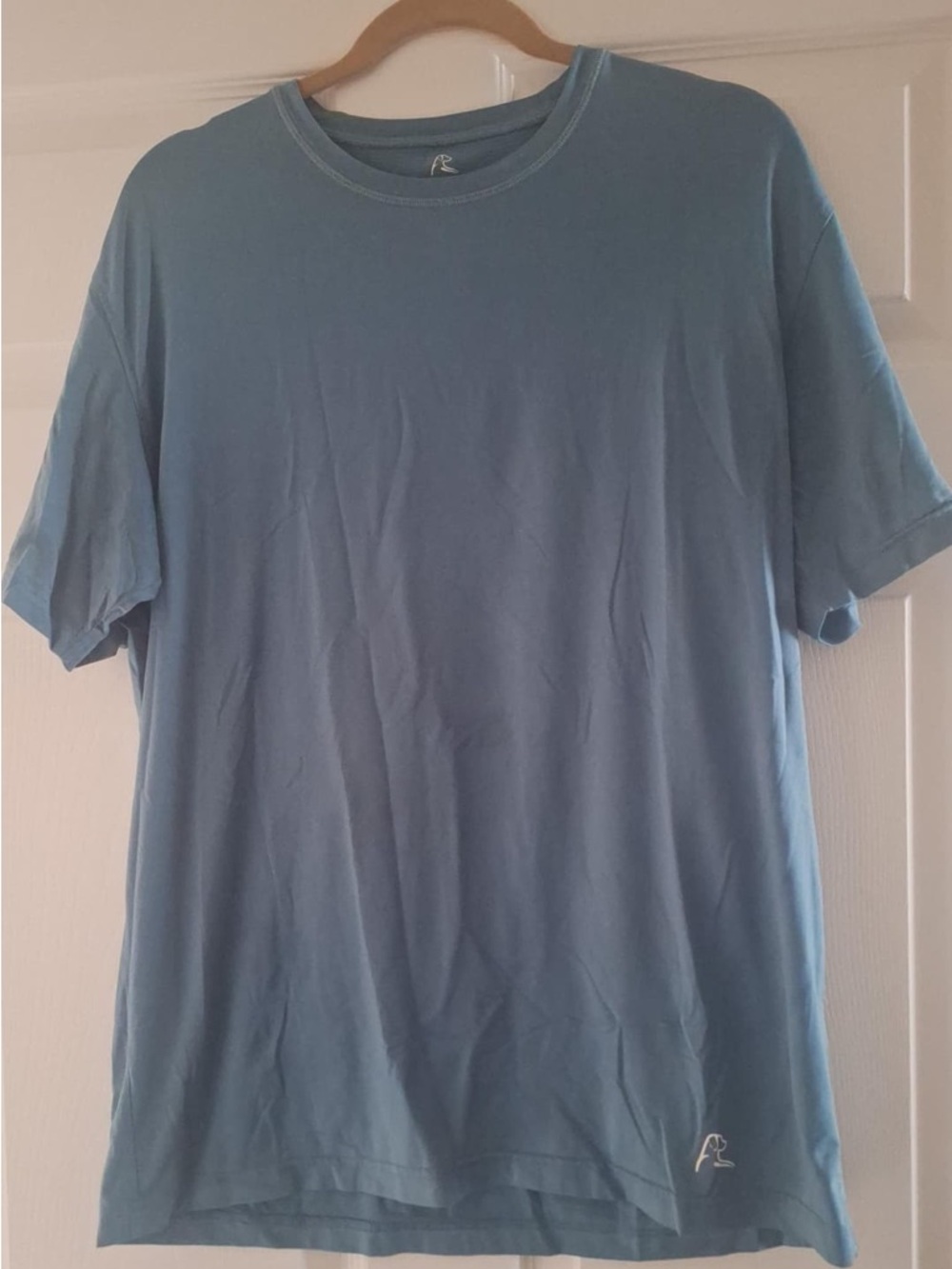 Rhoback Tailwind Performance Men's Blue Size Large Stretch Tee Shirt